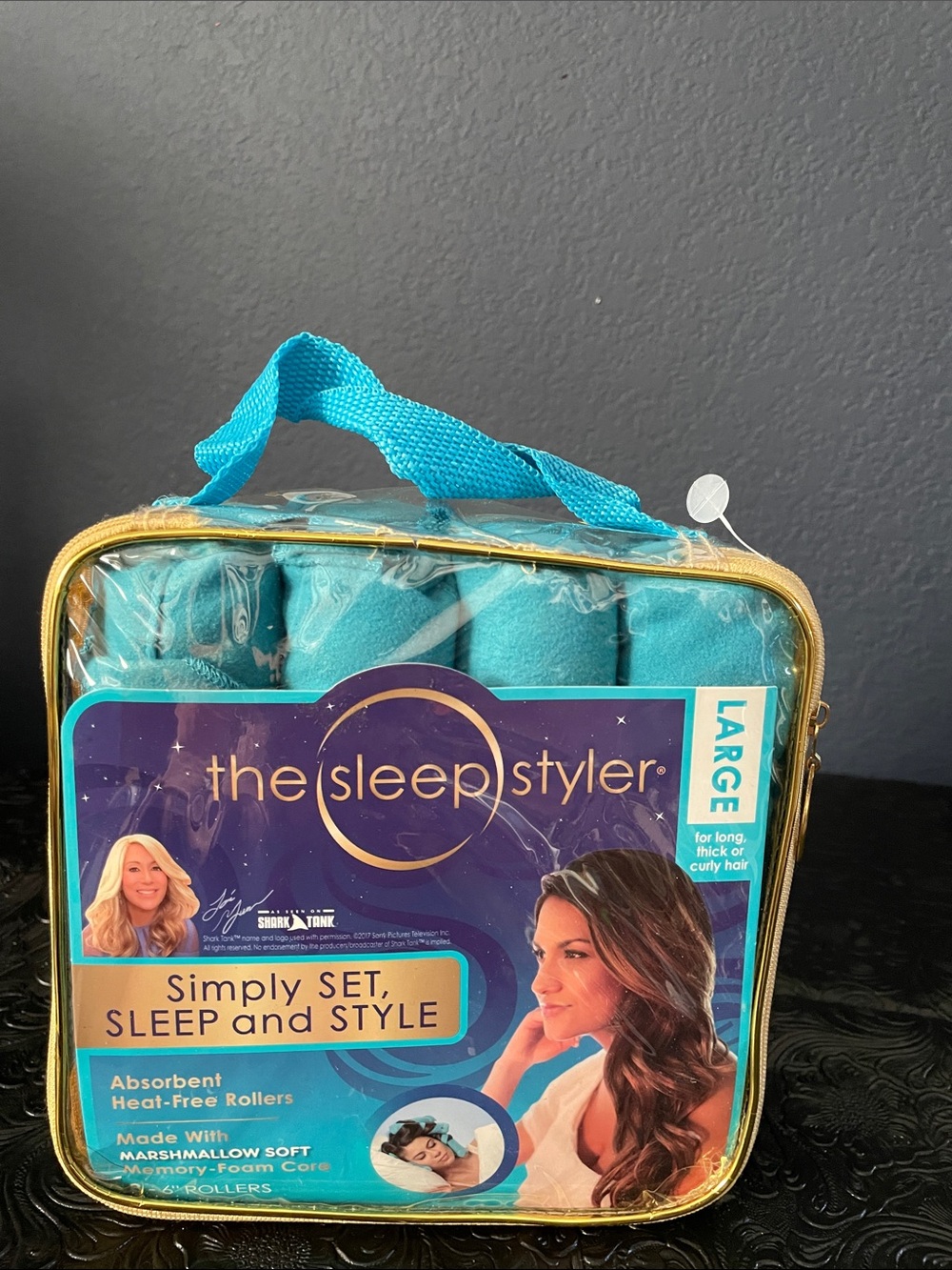 Large Turquoise Sleep and Style Roller Set